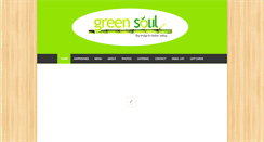 Desktop Screenshot of greensoulliving.com